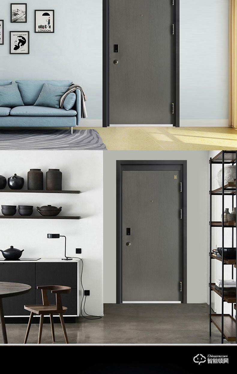 三得利智能門 SDL-BH01安全門進戶門單門家用智能門