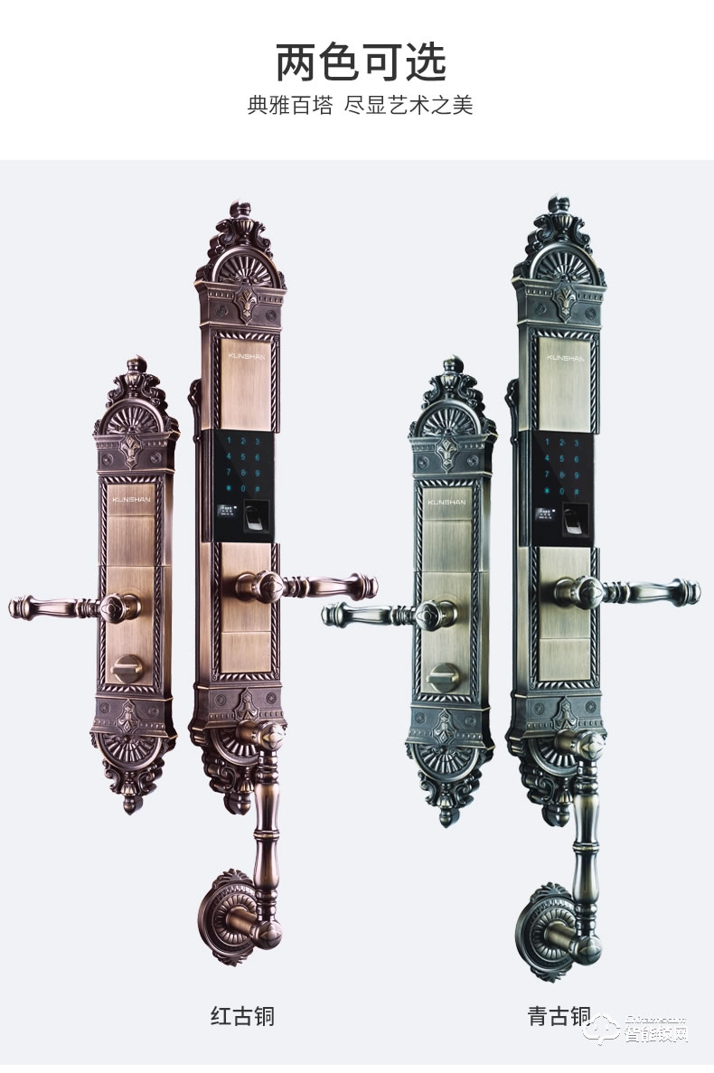 琨山通用智能鎖 D203防盜門鎖別墅大門智能鎖