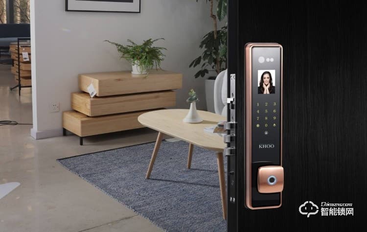 韓后智能鎖 KH-806人臉識別鎖指紋鎖全自動智能鎖