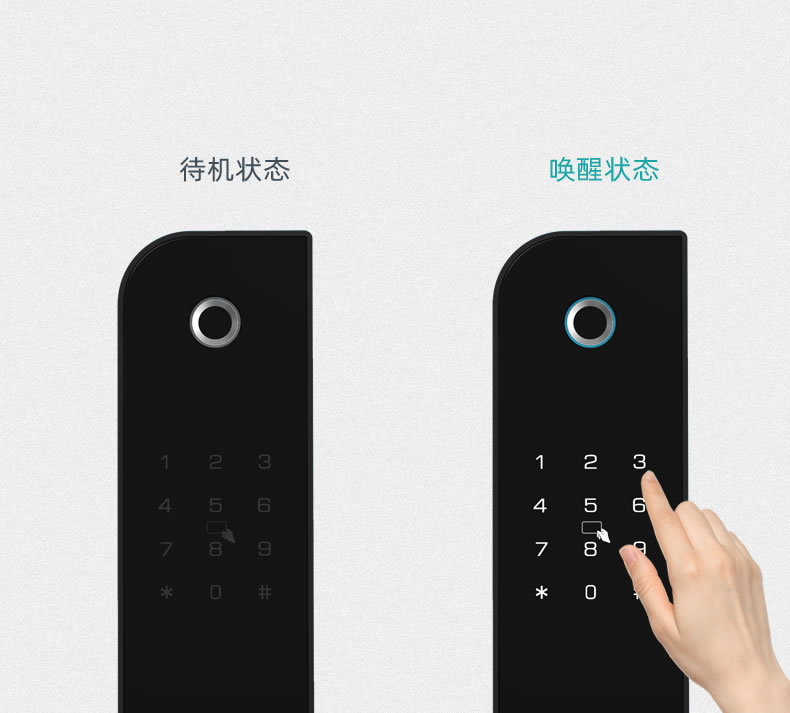 安恒通智能鎖 N1 854Z全自動(dòng)指紋鎖電子門(mén)鎖密碼鎖