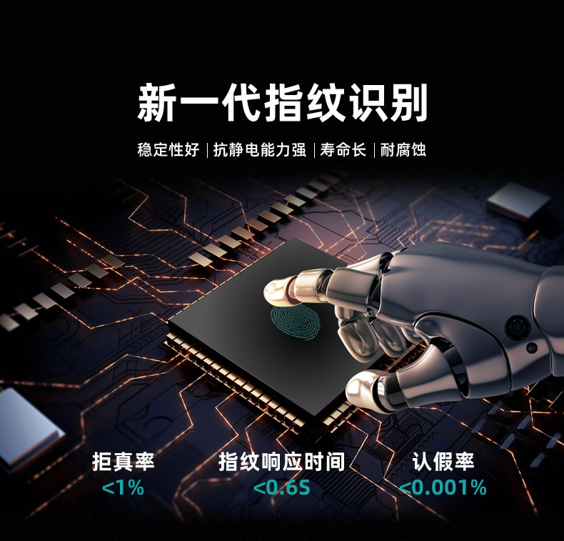 安恒通智能鎖 N1 854Z全自動(dòng)指紋鎖電子門(mén)鎖密碼鎖