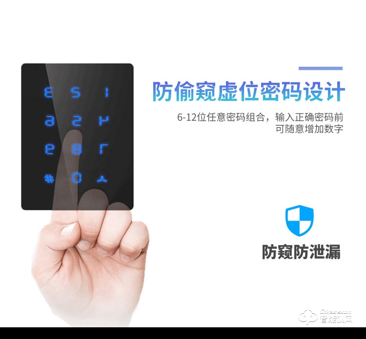 艾仕臣智能鎖 AS-005全自動(dòng)密碼鎖磁卡鎖