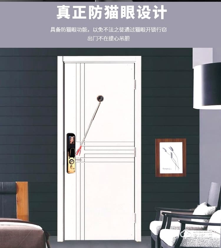 艾仕臣智能鎖 AS-008家用防盜門可視遠(yuǎn)程鎖