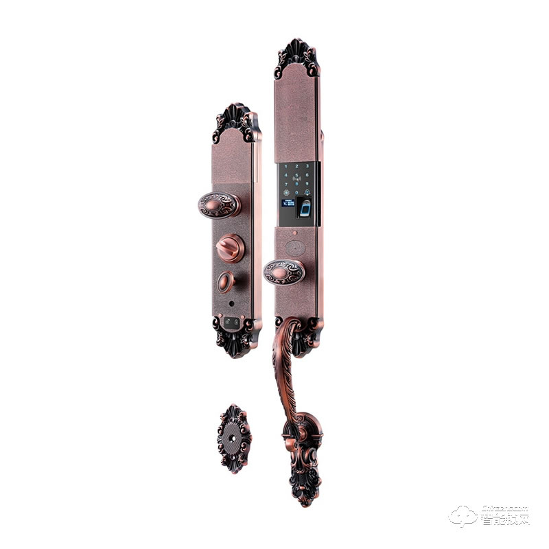 金手掌智能鎖  JSZ-9888別墅大門雙開門指紋密碼鎖