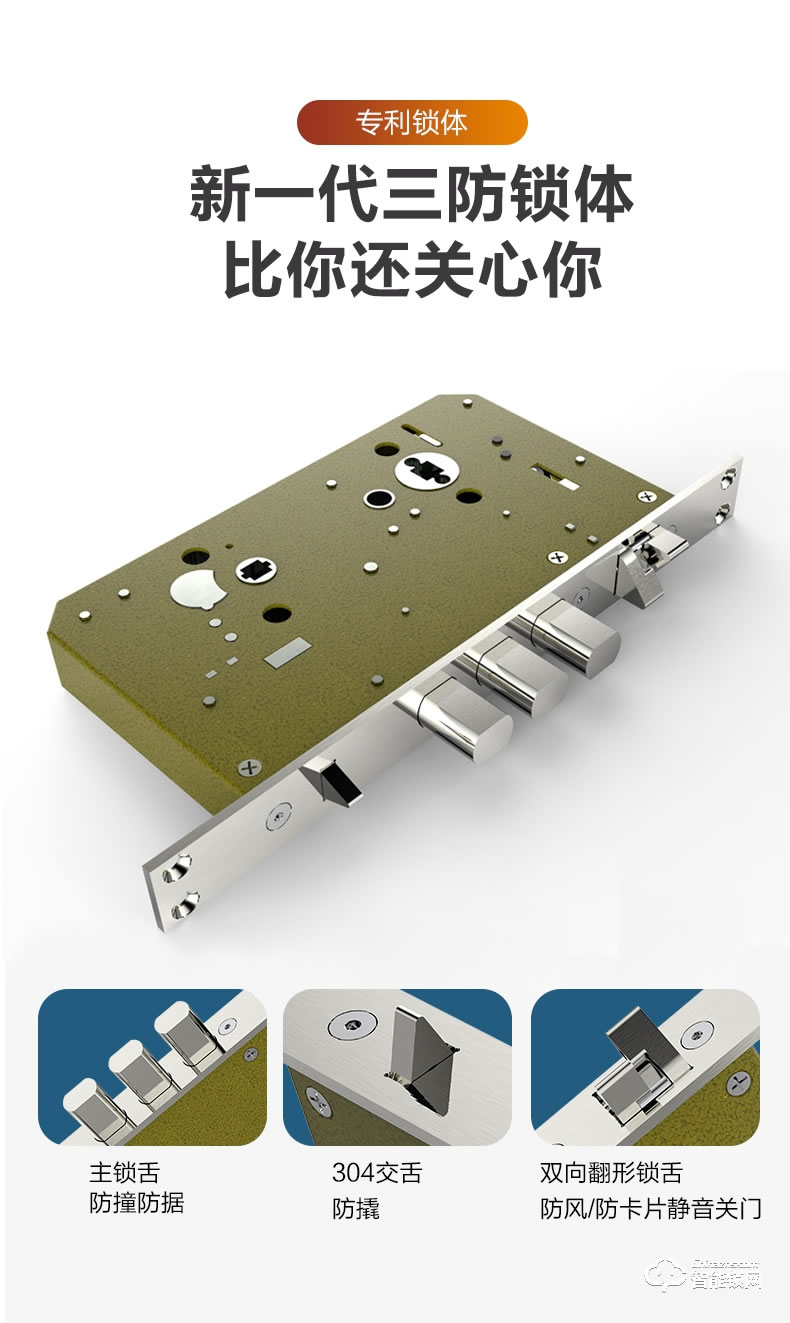 飛利浦智能鎖 6300推拉式全自動(dòng)電子密碼鎖