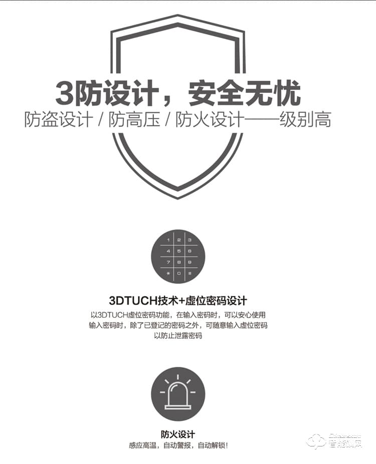 科邁世智能鎖 821L家用防盜門電子鎖