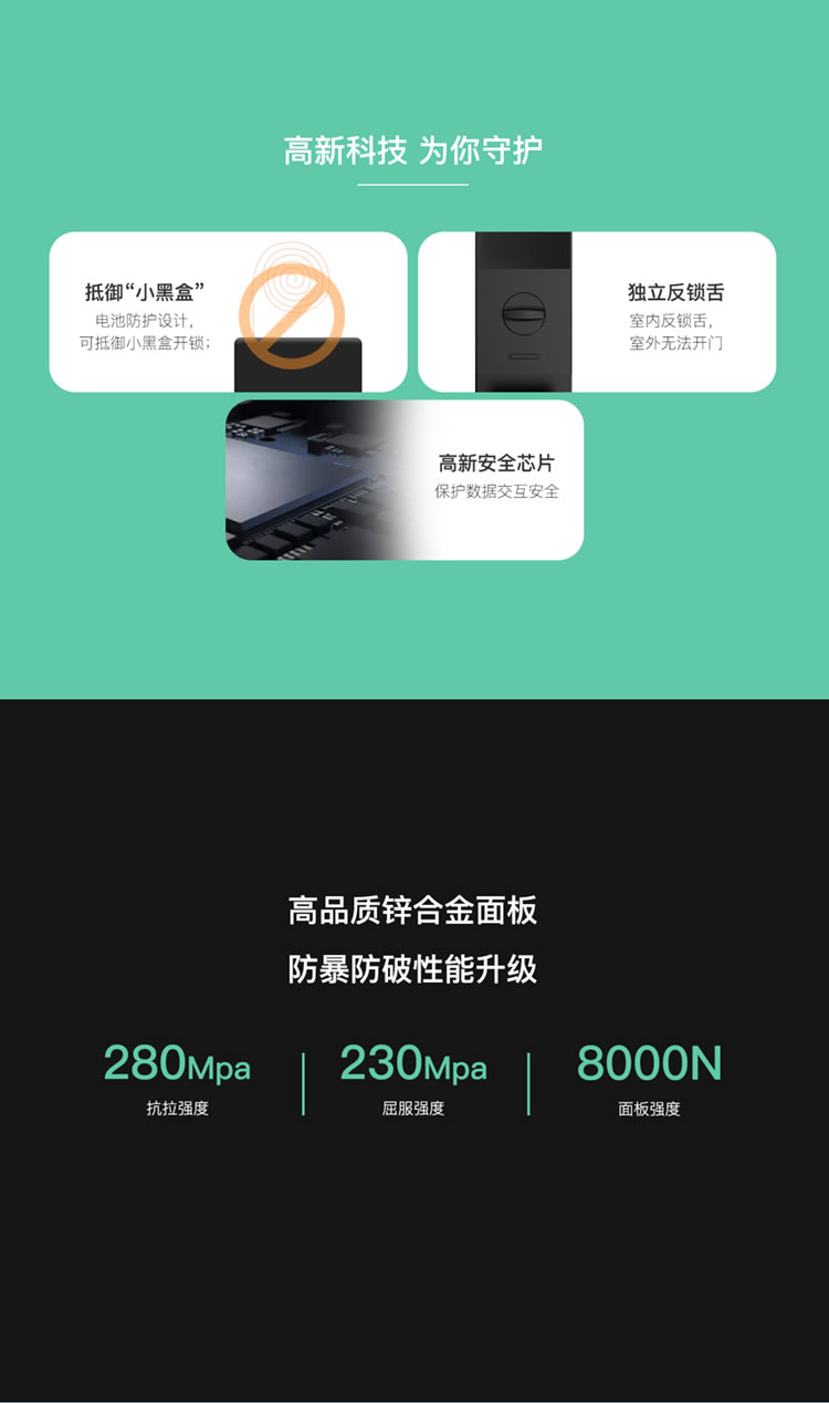 鴻利智能鎖 全自動(dòng)靜音智能門(mén)鎖