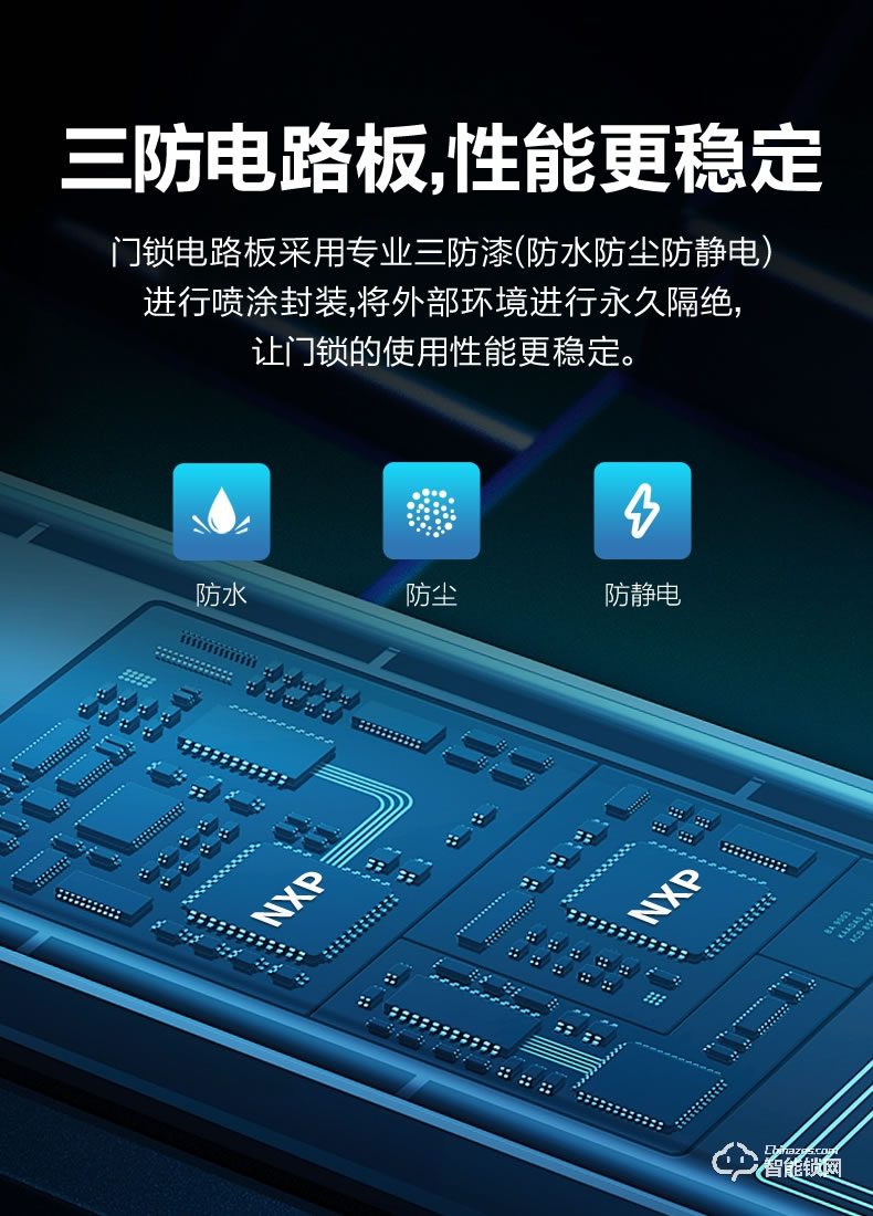 海爾智能鎖 E18直板式防盜門(mén)智能門(mén)鎖電子密碼鎖