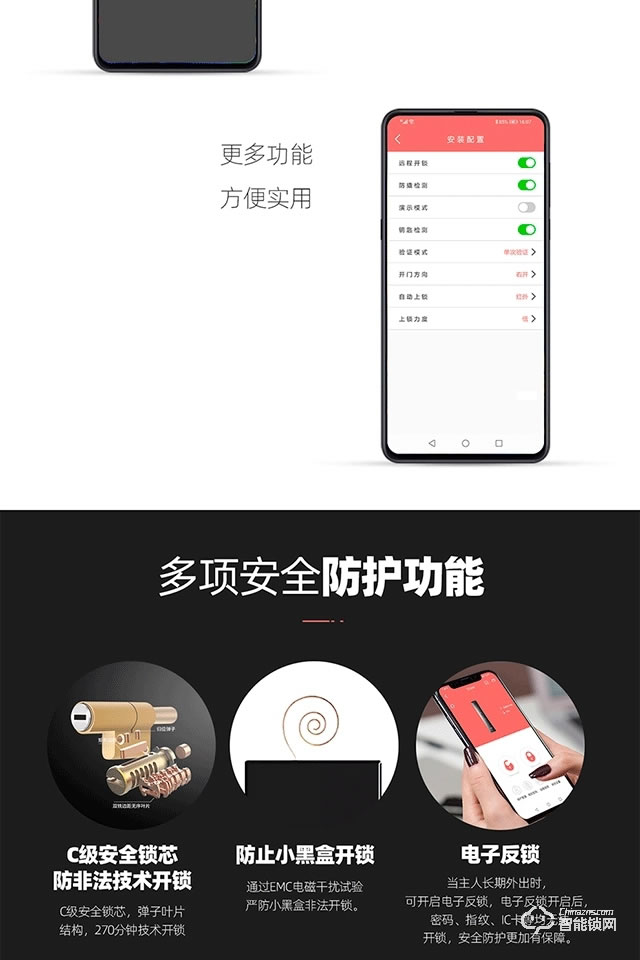 保仕盾智能鎖 Q1pro全自動(dòng)帶監(jiān)控?cái)z像可視門鈴智能鎖