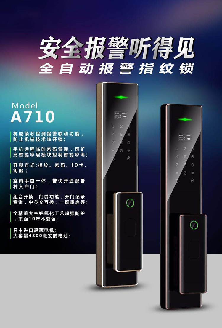 東港智能鎖 A710防盜密碼鎖智能鎖