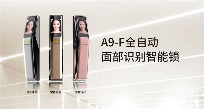 東港智能鎖 A9-F全自動面部識別智能鎖