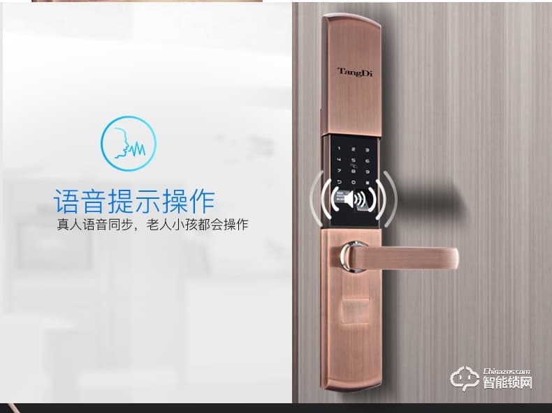 唐締智能鎖 HX02全自動(dòng)靜音滑蓋智能鎖