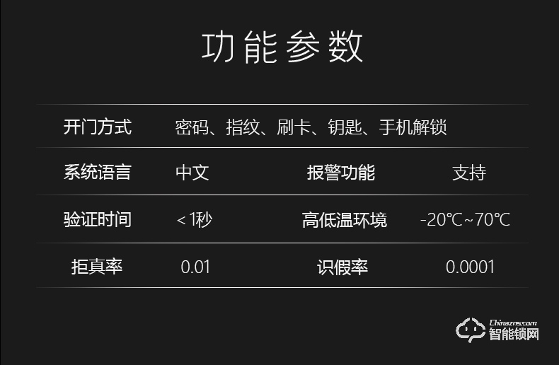 唐締智能鎖 YL04全自動直板密碼指紋鎖