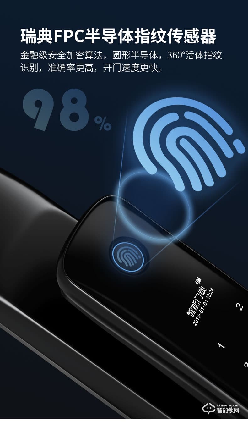 博克智能鎖 I16W監(jiān)控攝像貓眼入戶門鎖