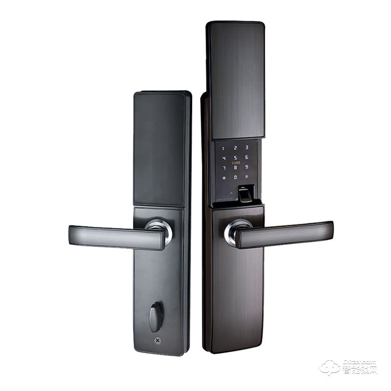 富瑞邦智能鎖 家用防盜門指紋密碼雙開門鎖