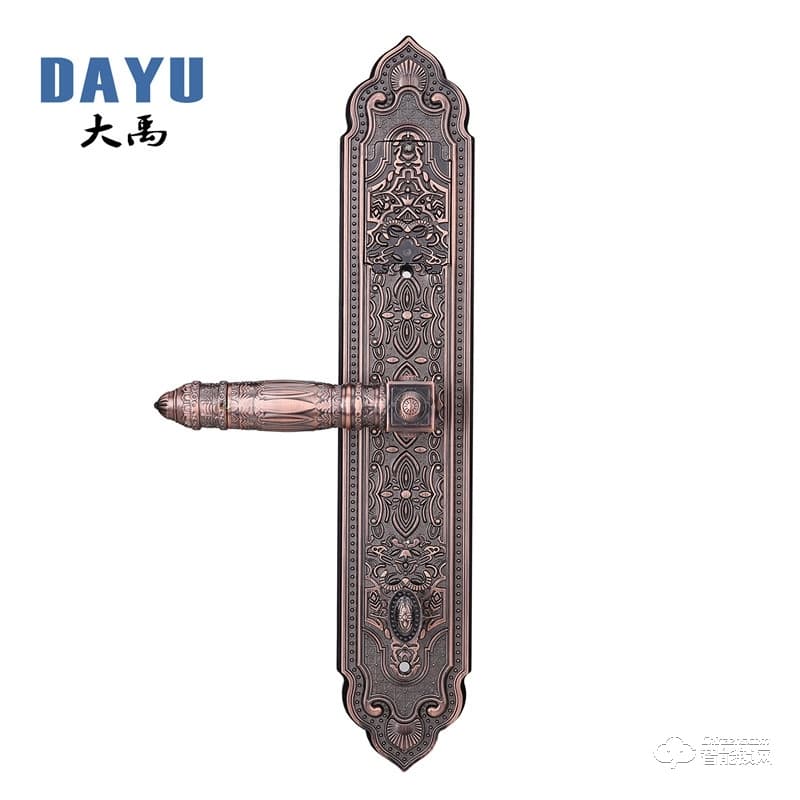 大禹智能鎖 D90別墅雙開門指紋鎖歐式鎖