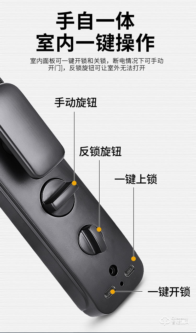 健漢智能鎖 家用防盜門可視貓眼鎖