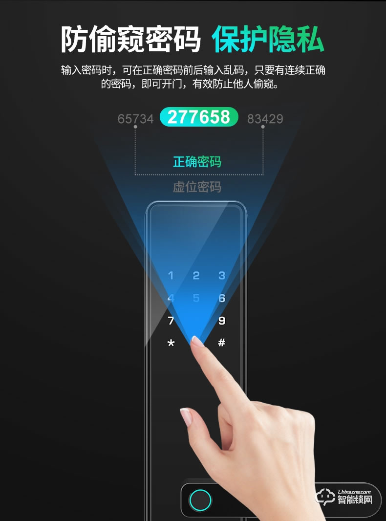 碩瑪智能鎖 S08家用防盜門(mén)感應(yīng)磁卡鎖