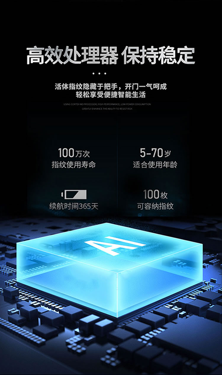 依蒙X7一握開智能指紋鎖