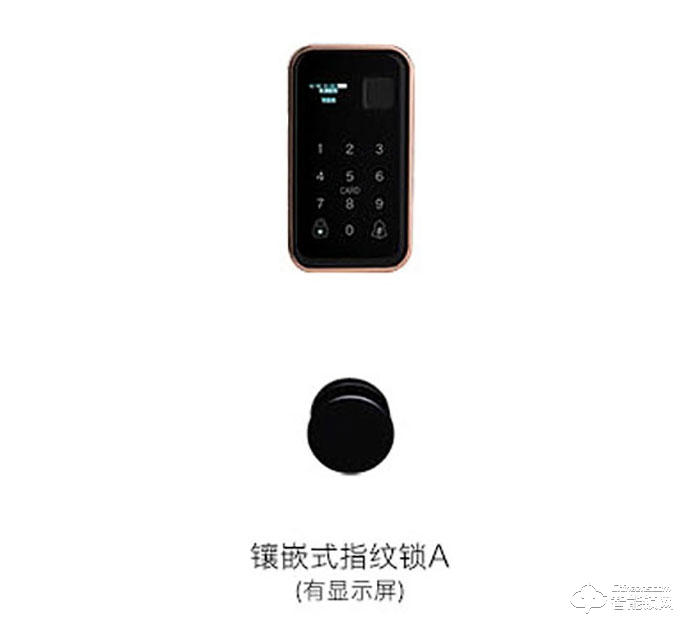 帝德森智能鎖 鑲嵌式指紋鎖A