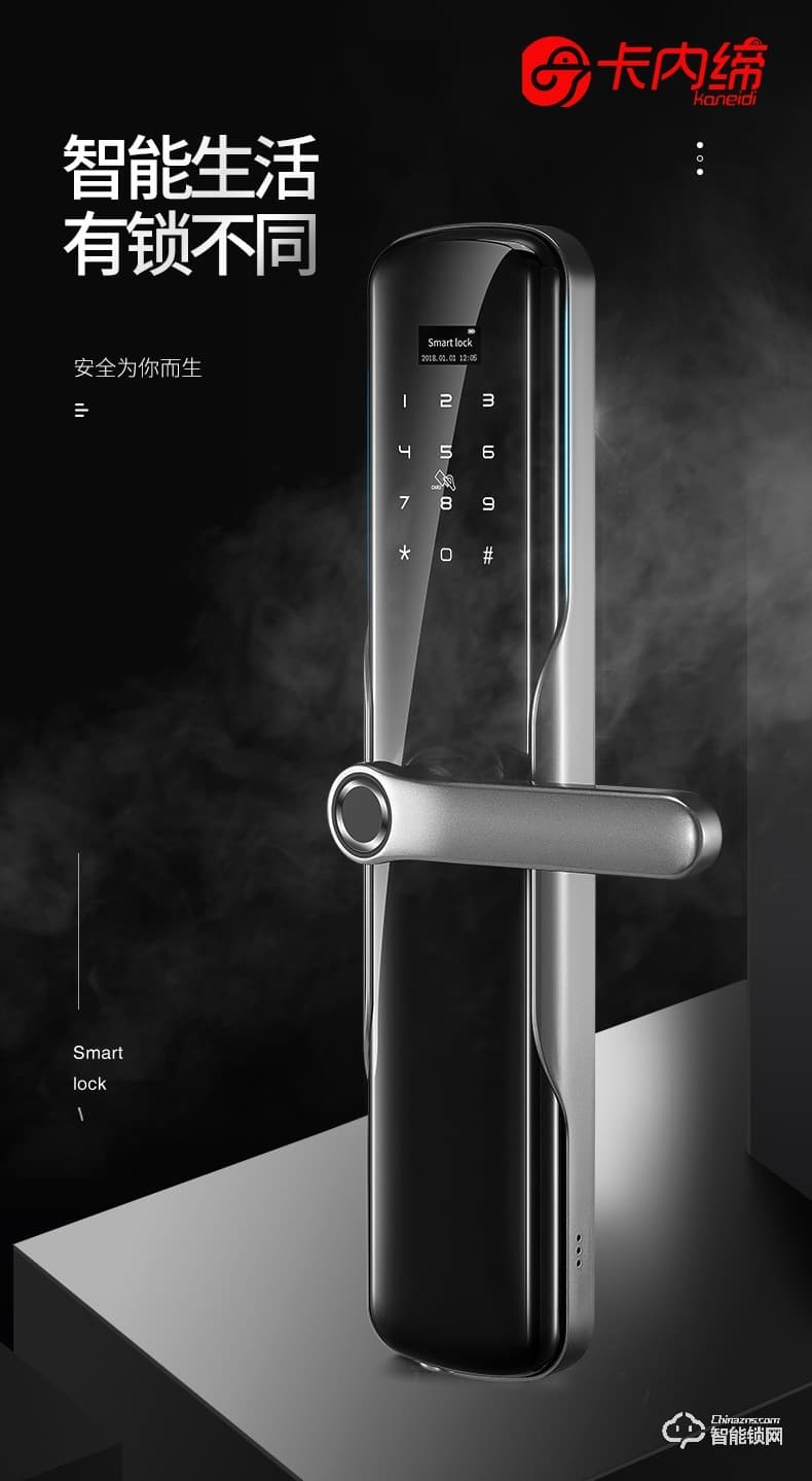 卡內締智能鎖  R15家用防盜門智能鎖