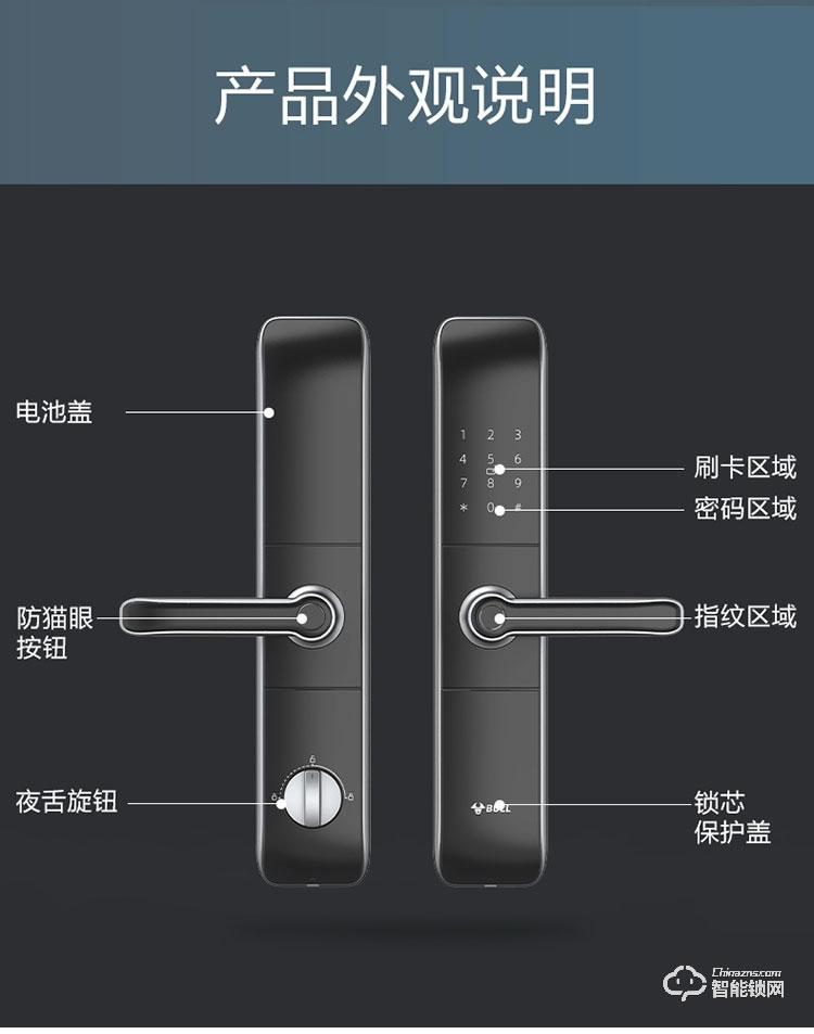 鎖先森C6智能鎖 三防鎖體安全衛(wèi)家