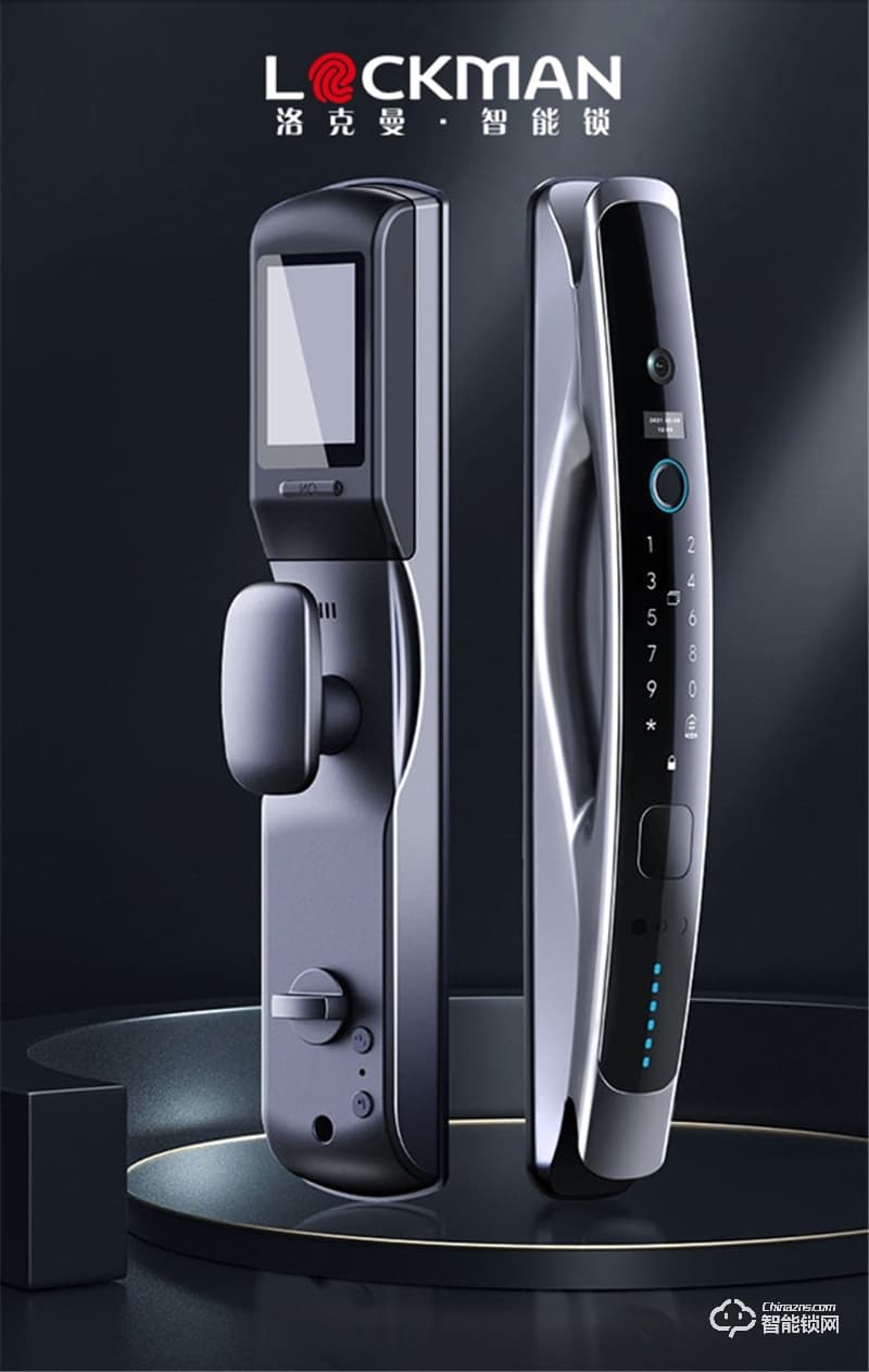 洛克曼X15自帶高清貓眼 自動抓拍自動反鎖