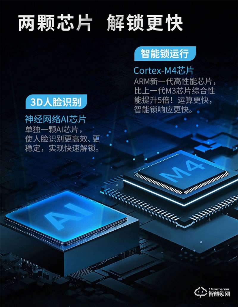 洛克曼S15-2智能鎖3D人臉識別 手機APP遠程抓拍