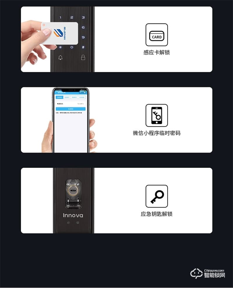 必達(dá)智能鎖F3M 可視大屏 視頻守衛(wèi)