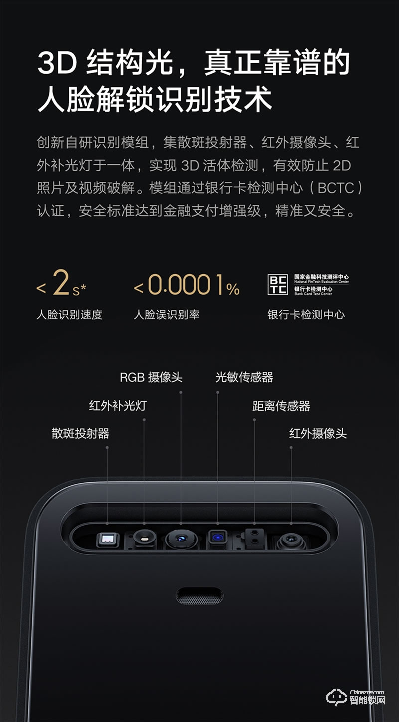 小米人臉識(shí)別智能門鎖 X 家用防盜門全自動(dòng)智能鎖