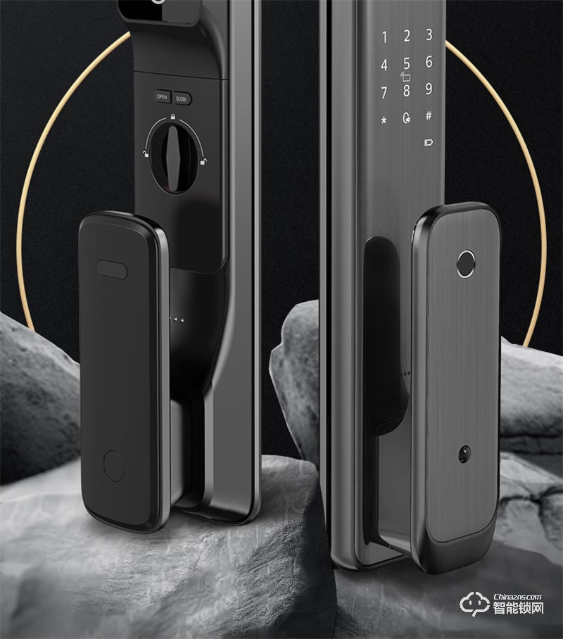 飛利浦阿爾法智能鎖 可視貓眼全自動家用指紋鎖