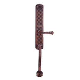 凱迪仕智能指紋鎖鎖面圖案截取古羅馬宮廷元素、精雕細琢