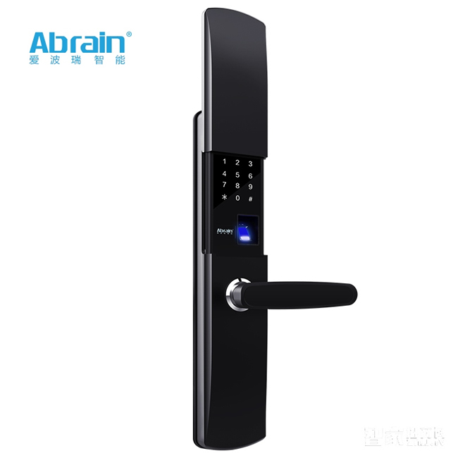 愛波瑞Abrain智能鎖 滑蓋指紋密碼鎖 鋅合金智能門鎖
