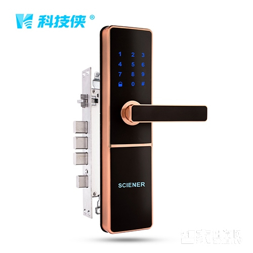 科技俠智能鎖 家用防盜門藍牙感應鎖