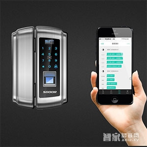 索掌門指紋鎖 玻璃門指紋鎖 辦公防盜密碼鎖