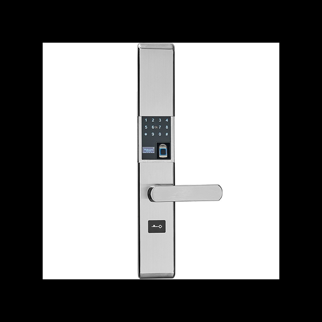 帥榮不銹鋼指紋鎖 家用智能鎖 滑蓋智能鎖