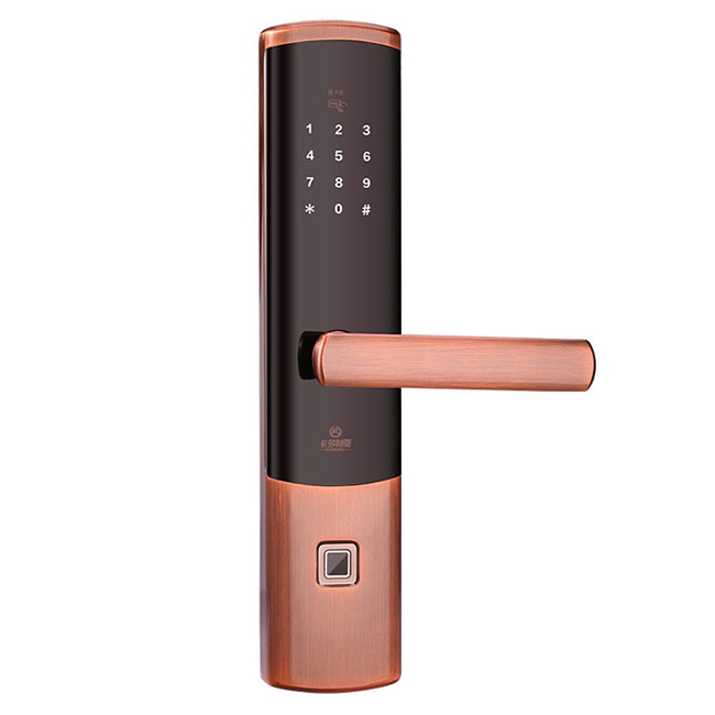 卡多利亞指紋鎖 遠程密碼智能鎖 室內防盜門藍牙鎖