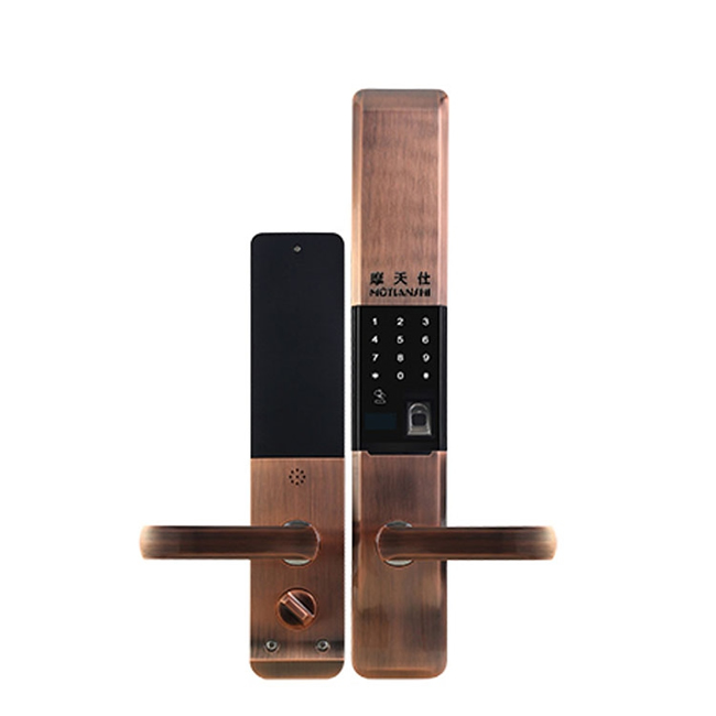 摩天仕智能鎖 室內別墅公寓指紋鎖 滑蓋智能門鎖