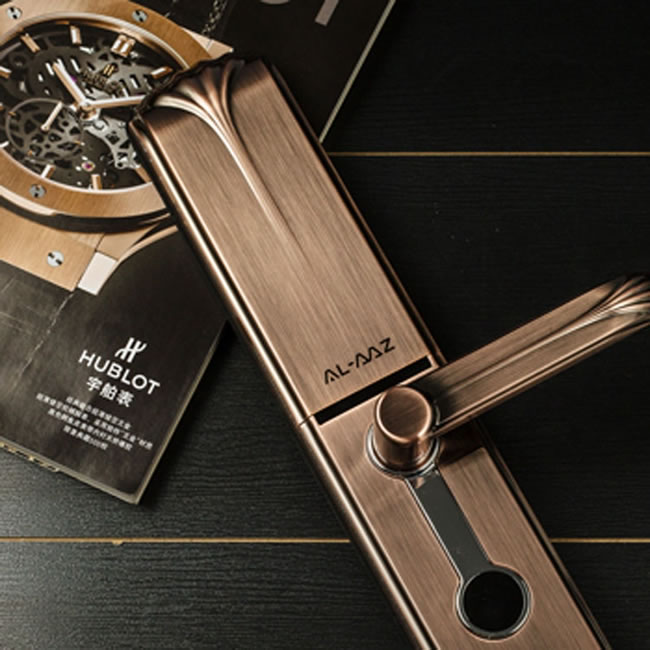 安朗家用指紋密碼刷卡鎖 防盜門智能鎖