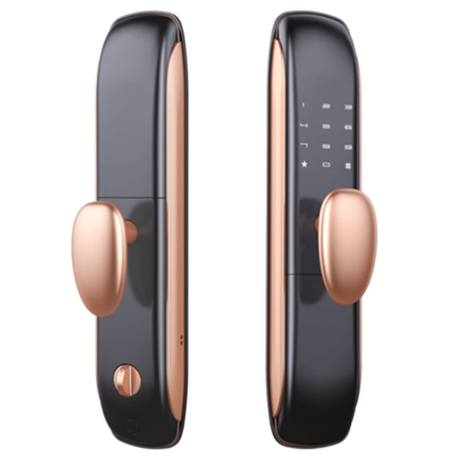 眾享帶攝像頭防盜門鎖 臨時密碼 多重開鎖