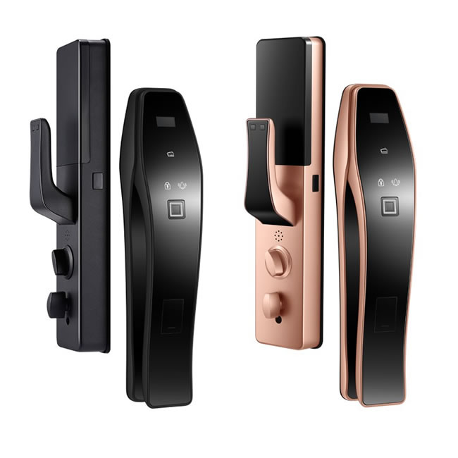 季安指紋鎖 全自動智能門鎖 家用防盜門指紋密碼鎖