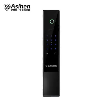 安思恒全自動(dòng)指紋鎖密碼鎖智能門鎖防盜家用電子刷卡鎖