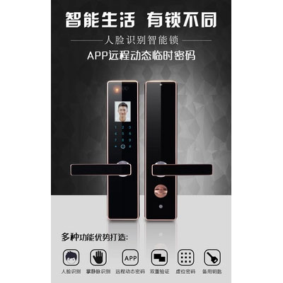 伊派爾指紋鎖 人臉識別掌靜脈指紋鎖家用防盜門鎖密碼鎖智能鎖