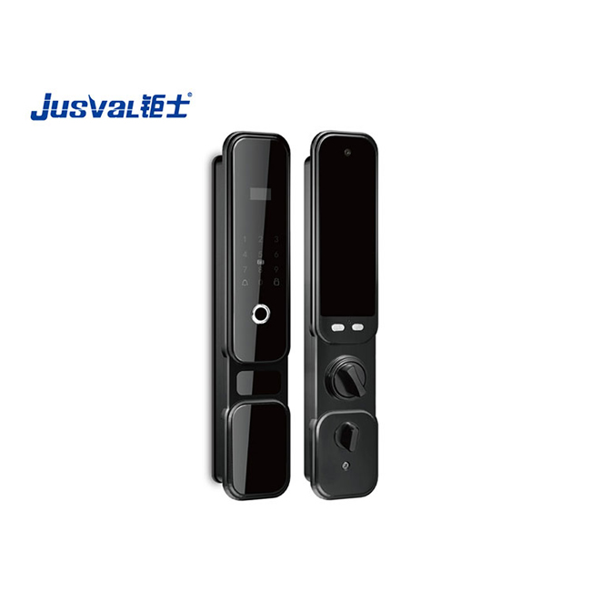 鉅士智能鎖 家用防盜門指紋密碼鎖刷卡鎖