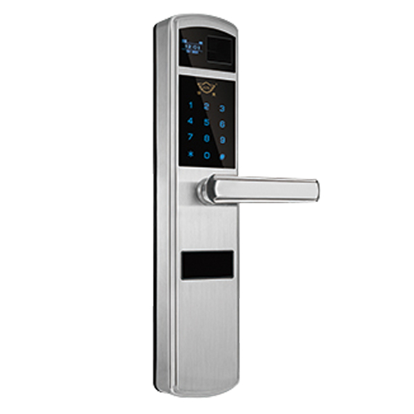 華鷹智能鎖 不銹鋼智能指紋鎖 直板電子密碼鎖