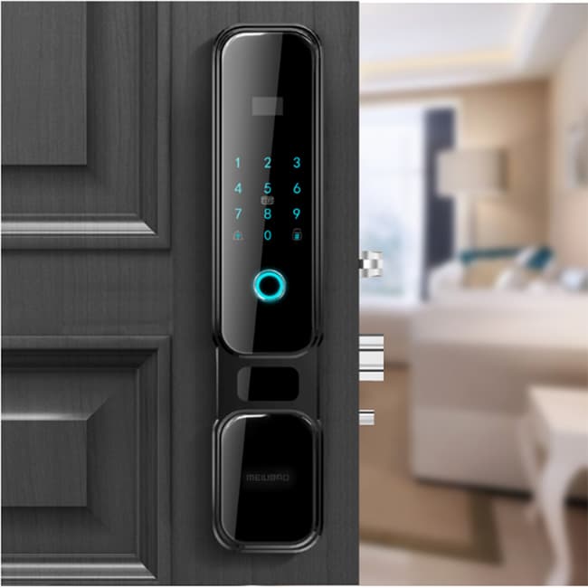 美利保指紋鎖 M8002手機(jī)APP入戶門密碼指紋鎖