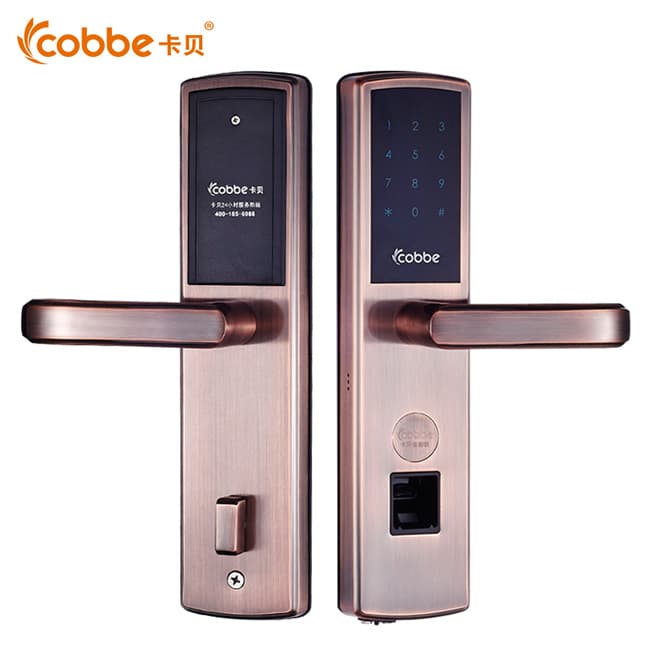 卡貝智能鎖 ZX指紋鎖家用電子門鎖