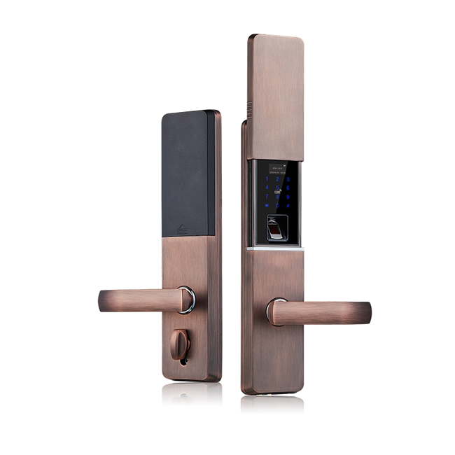 堅朗智能鎖 家用防盜門指紋鎖木門電子門鎖
