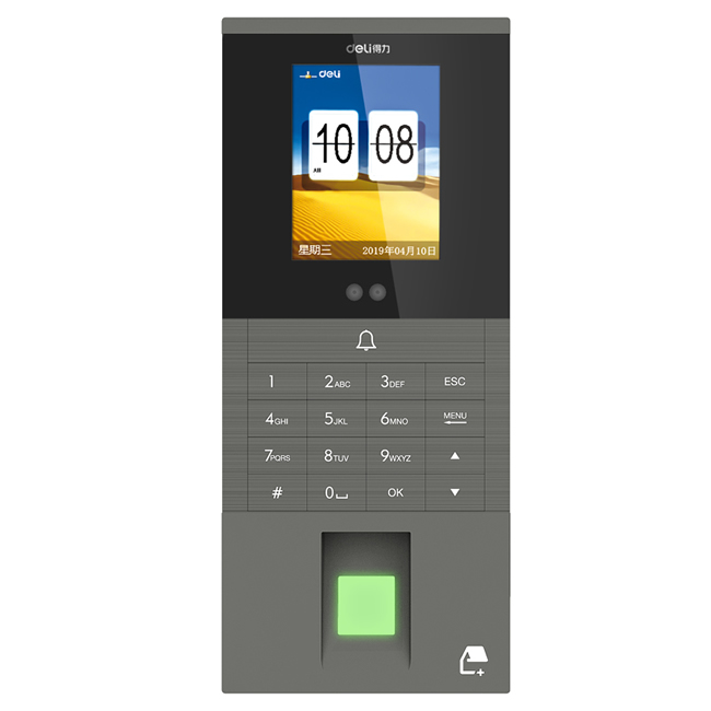 得力智能鎖 3768C-ID人臉識別考勤門禁磁力鎖