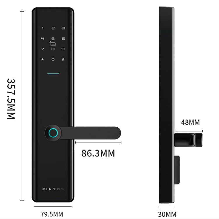 佳寶麗智能鎖 家用指紋鎖防盜門智能鎖